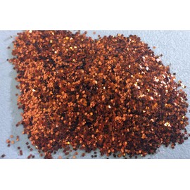 Autumn Gold 0.015 Square Metal Flake - 3 Ounce with Shaker Jar Vintage Paint