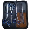 Dog Grooming Scissors Kits,5 in 1 Professional Dog Hair Cutting