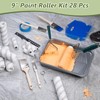 Mister Rui 28 Pack Paint Roller Kit with Extension Pole,