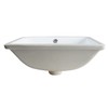 DeerValley DV-1U306 Ursa Undermount Bathroom Sink, 18'' x 13'' Vessel