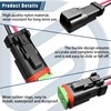 SDYYDS 6Pack 2-Pin DT Waterproof Connectors 16 AWG with Heat