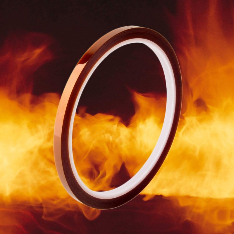 2Pcs 5mm Heat Resistant Tape, High Temperature Tape Polyimide Tape
