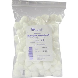 15 x 15 cm Walnussgroß Gauze ballonf. Non-Sterile Swabs, Pack of 100