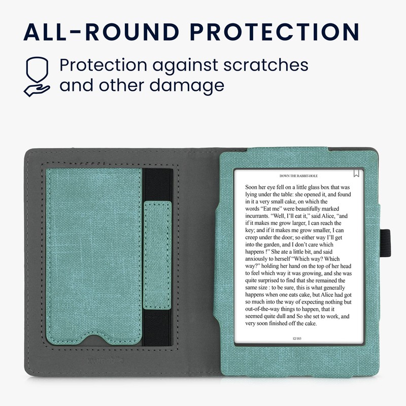 kwmobile Flip Case Compatible with Kobo Aura Edition 2 -