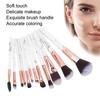 12pcs Portable Makeup Brush Set Eye Shadow Concealer Blusher Brush