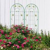 2 Pack Metal Garden Trellis - 19.7"W x 71"H Rustproof