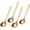 Comicfs 4 Pack Small Soup Ladles, Sauce ladles, SUS 304