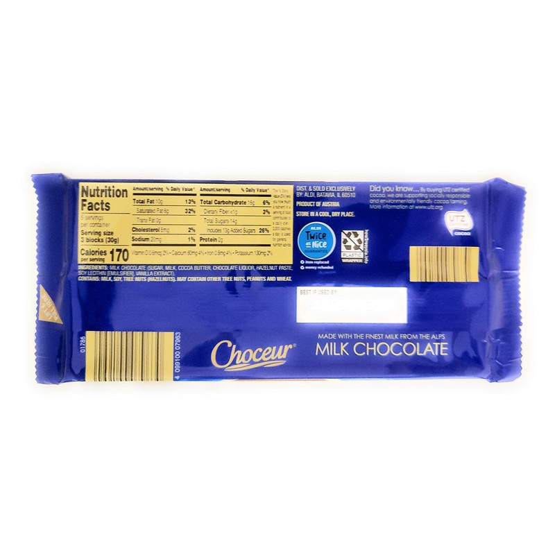 Choceur Milk Chocolate 5.29 OZ (2 Pack)
