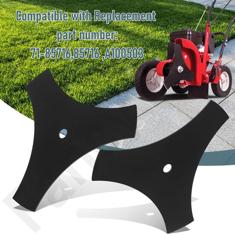 9 Inch 3-Point Edger Blade Compatible with Craftsman 71-85716 85716