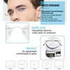 OCCI CHIARI Rimless Blue Light Reading Glasses for Men Titanium