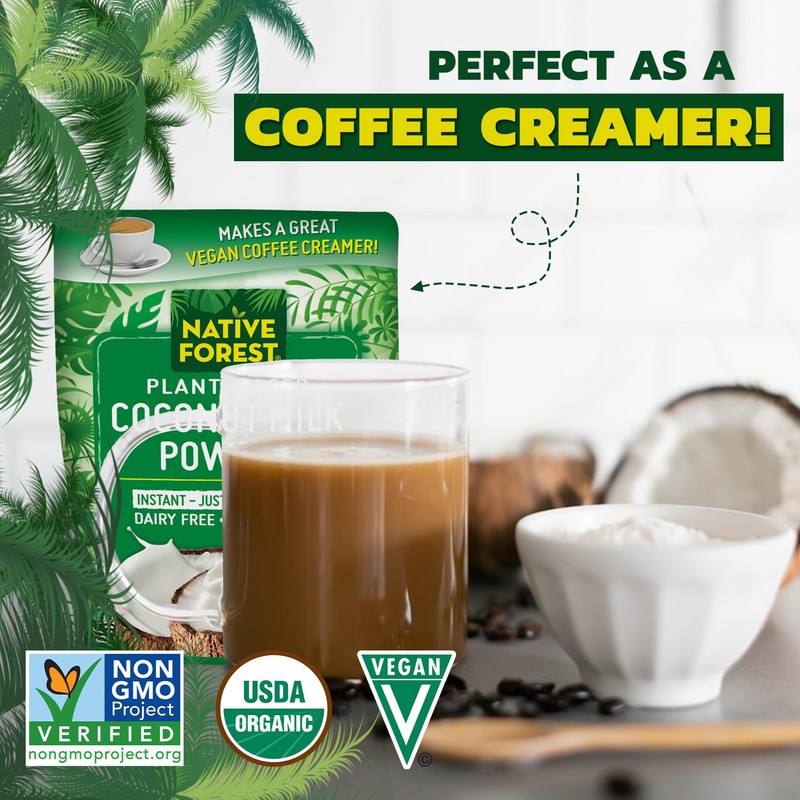 Native Forest Coconut Milk Powder, 5.25 Ounce Bags (Pack of