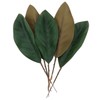 ZZHXSM 12PCS 19.5x6cm Artificial Small Size Simulation Magnolia Leaf Green