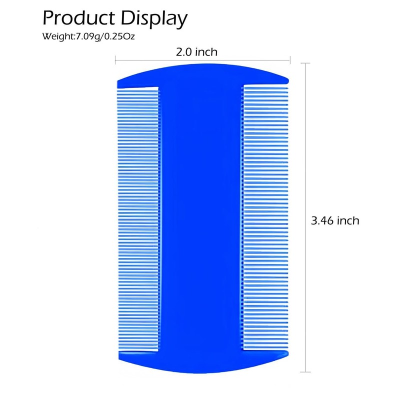 Yumflan Flea Comb, 5 Pack Double Sided Hair Combs, Fine