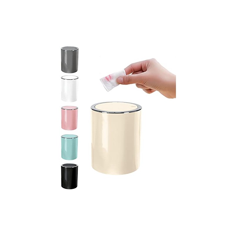 KW "Clappe 1.7Ltr Counter Top Waste Bin/Mini Swing Bin/Compost Bin