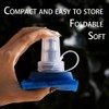 WRELS Soft Flasks Running Water Flask Folding Soft Water Bottles