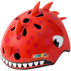 Infant Toddler Bike Helmet, Adjustable and Multi-Sport for Child Baby, 3 Sizes for Age 1-3-5 Years Kids Boys Girls (Red Dinosaur, XS)