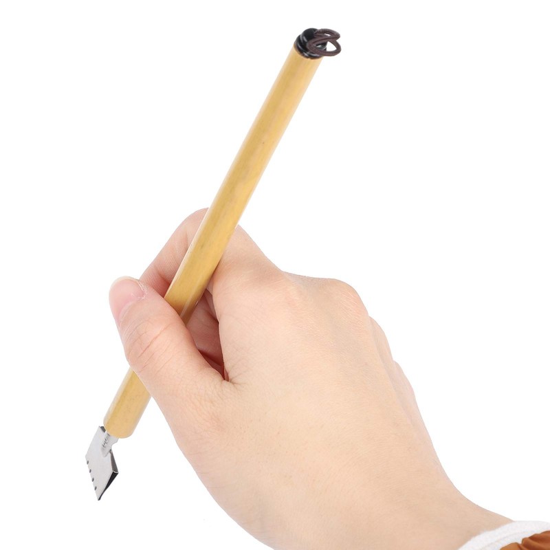 Fockety Calligraphy Pen, Natural Bamboo Material, 5 Pieces, School Supplies,
