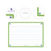 Flash Cards, Ruled with Green Frame, A6, Pack of 80