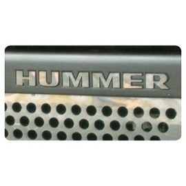 Eurosport Daytona- Compatible with -, Hummer H3 - Front Bumper 'Hummer' Letters