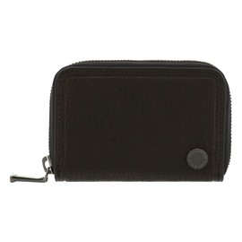 Takeokikuchi 730612 Men's Coin Purse, Round Zipper, Genuine Leather, Coin Case, Mini Wallet, Cowhide Leather, 01: Black