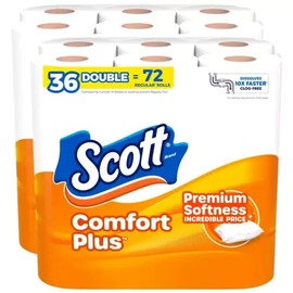 Scott  Toilet Paper, 36 Rolls,231 Sheets per Roll