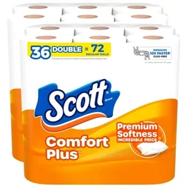 Scott  Toilet Paper, 36 Rolls,231 Sheets per Roll