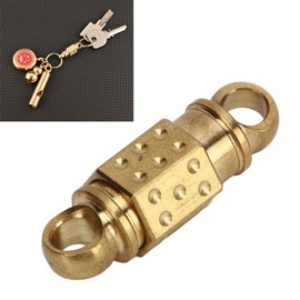 Quick Release Keychain Brass Detachable Pull Apart Key Rings Separate Chain Snap Lock Holder for Car House Keys