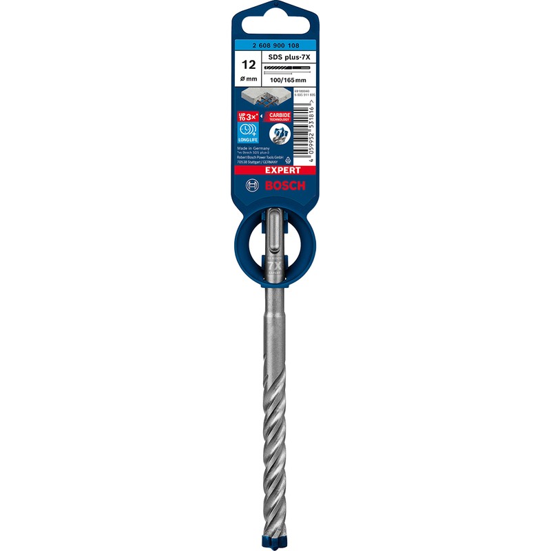 Bosch 1x EXPERT SDS plus-7X Hammer Drill Bit (for Soft