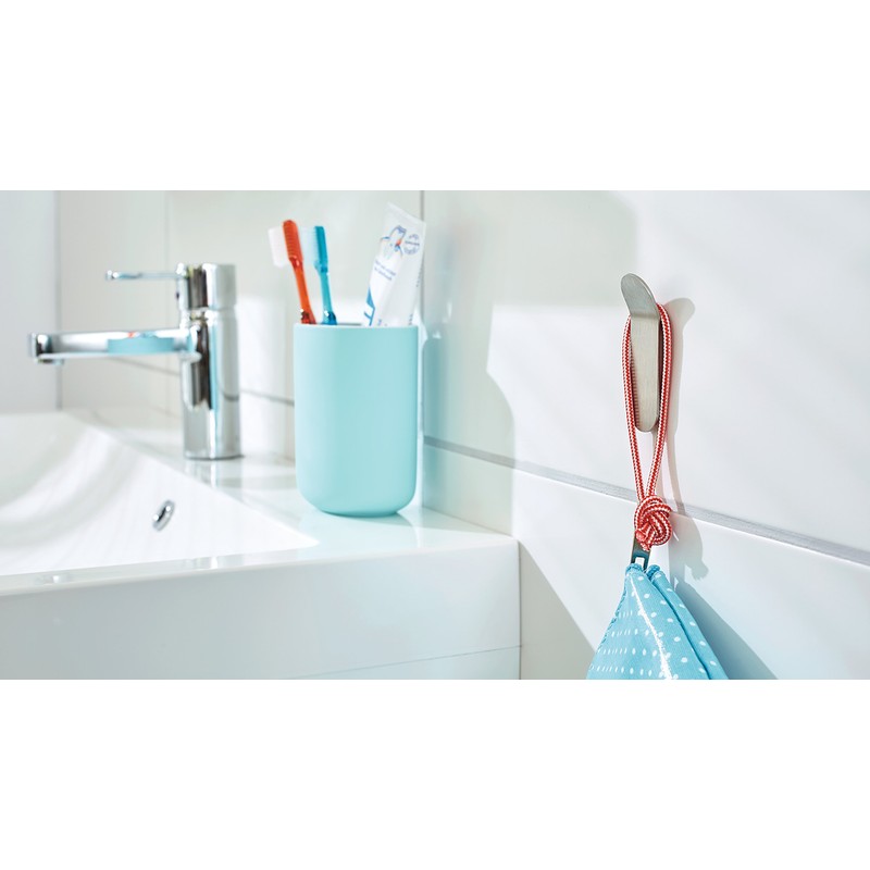 Tesa Powerstrips Hooks (Small Metal) Silver Matt