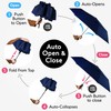 TUMELLA Strongest Windproof Travel Umbrella (Compact, Superior & Beautiful), Small