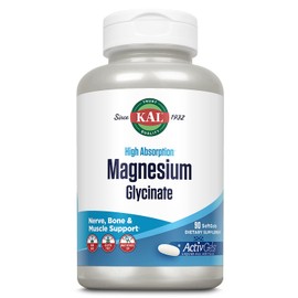 KAL- Magnesio Glicinato ActivGels 315mg, Suplemento de Magnesio de Alta Absorción para Músculo, Nervio y Hueso                                        
