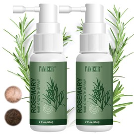 2x 60ml Haarwachstum Öl,Rosmarinöl Haare,Haarserum für Das Haarwachstum& Eine Gesunde Kopfhaut,Haarpflege,Hair Growth Fördert Dickeres Haar Wachstum für Frauen & Männer