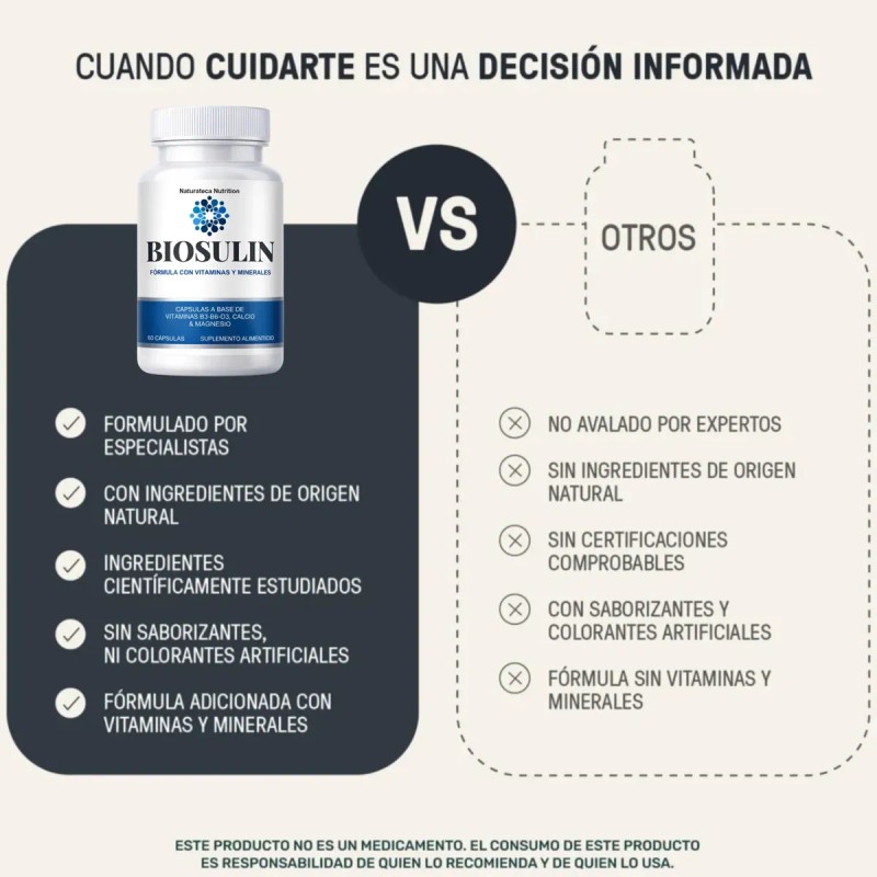 Biosulin Frascos 120 Cápsulas Vitaminas Calcio Magnesio