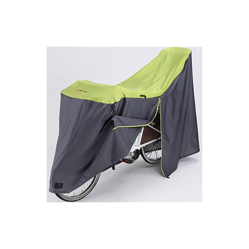 Kawasumi Seisakusyo KW-389AS/GN Bicycle Cycle Cover (Fastener for Assist Cars)