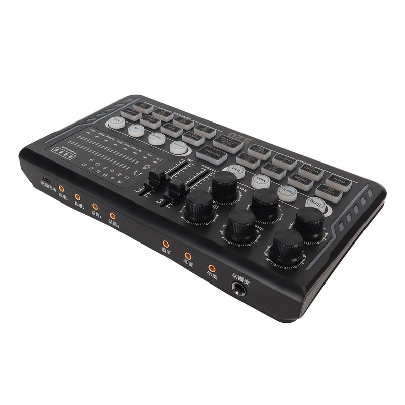 BT5.0 Wireless Sound Card Noise Reduction Modes Adjustable Sound Mixer