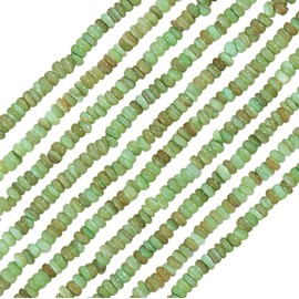 Firstmeet 480Pcs Puka Shell Sead Beads Natural Organic Mother of Pearl Beads 5~12mm for Jewelry Making (DIY-1014-Light Green)