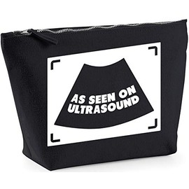 Hippowarehouse As Seen on Ultrasound printed make up cosmetic wash bag 18x19x9cm