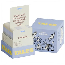 TALES 150 Conversation Cards, Kids Edition, Fun Family Games for Kids, Perfect for Dinners, Road Trips, Classrooms & Game Nights, Gifts & Gatherings, Conversation Starters to Spark Creativity