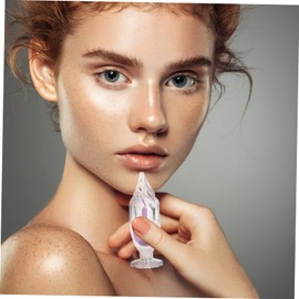 WOONEKY 6pcs DIY Lip Gloss Tubes Lipstick Tubes Bottles (5ml) Ice Shape Refillable Random Color