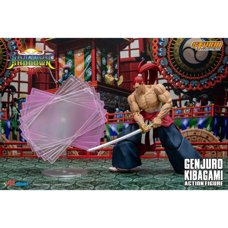 Storm Collectibles Samurai Shodown Genjuro Kibagami 1/12 Scale Action Figure,