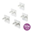 Sanwa Supply TAP-CAP3P50 Outlet Safety Cap, 3P Compatible, Pack of