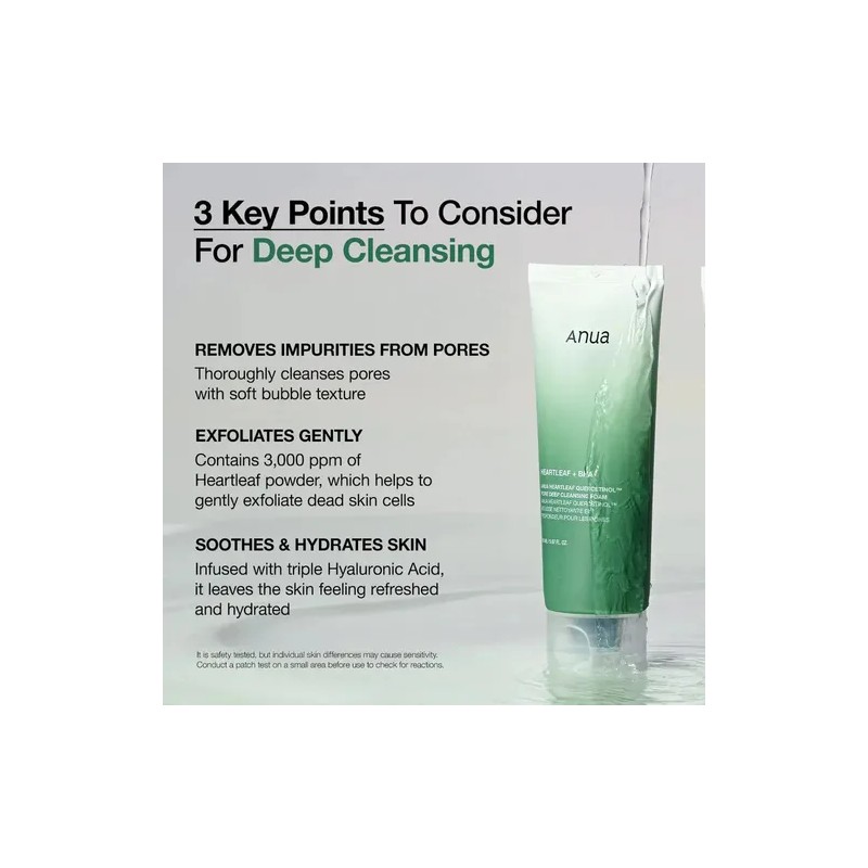 Anua Heartleaf Quercetinol Pore Deep Cleansing Foam 150 Ml
