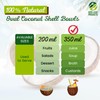 Eco Leaf 10-Pack 350ML Natural Coconut Bowls| Natural Coconut Shell