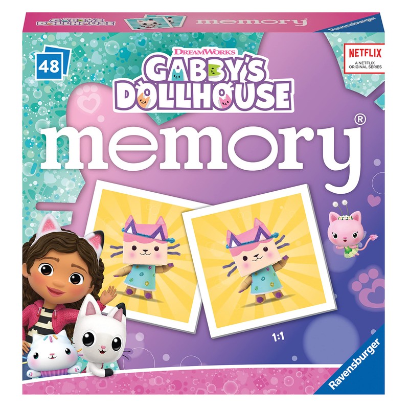Ravensburger Mini Memory® Gabby's Dollhouse 48 Picture Cards