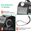 Windspeed 2P Dual Pitch Counter Baseball, Pitch Counter Clicker Black
