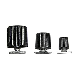 Vim Products MR-SA Magrails Tl 1/4" Socket Studs & T Bolt, 10 Pack, Black