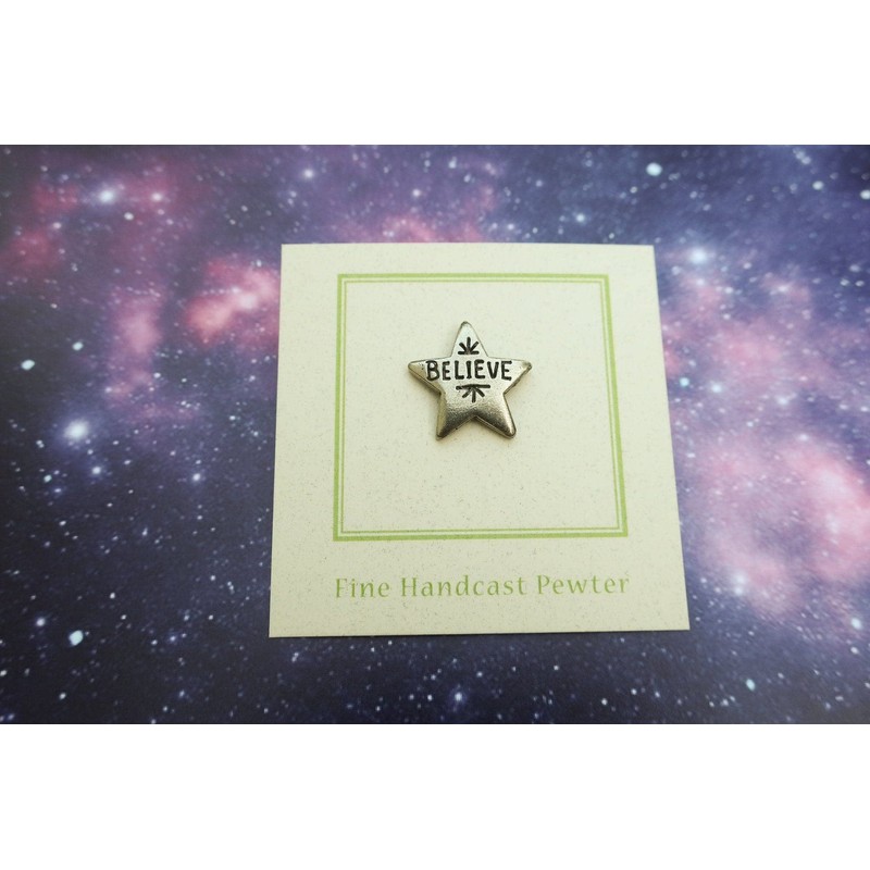 Jim Clift Design Believe Star Lapel Pin - 1 Count