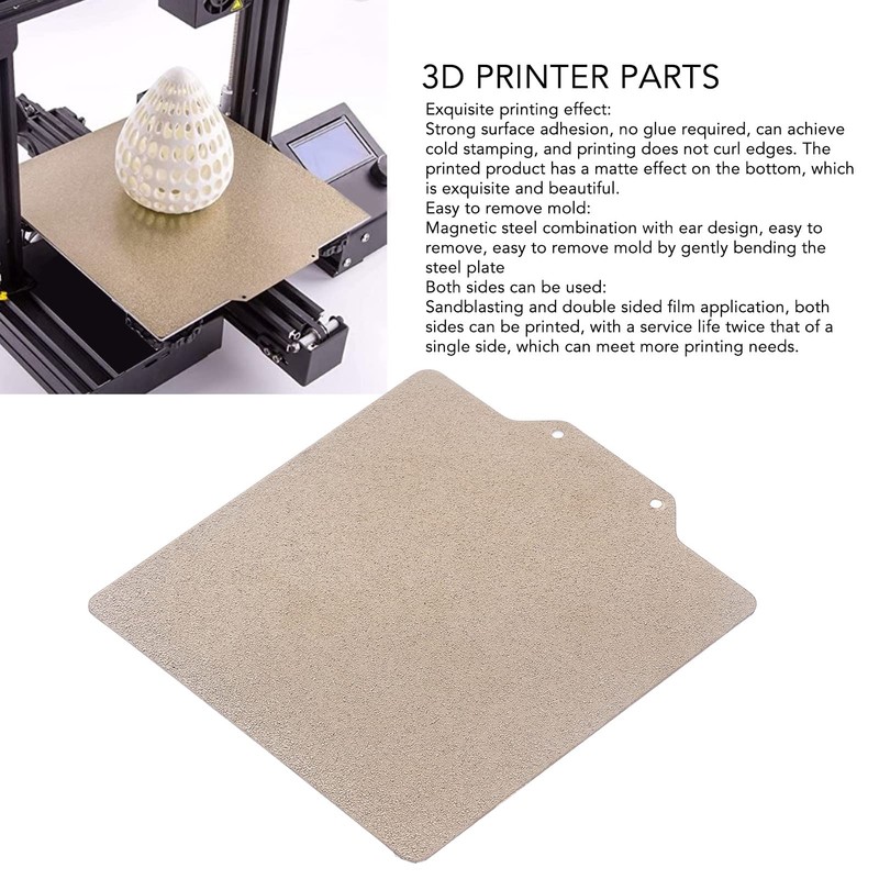 Spring Steel Plate, 120 x 120 mm, 3D Printer Steel