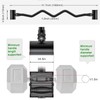 Kipika Dumbbell Converter, Adjustable EZ Curling Bar Adapter, Convert Dumbbells
