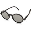 IZIPIZI Unisex Shape #G Sunglasses, Black Soft Grey Lenses
